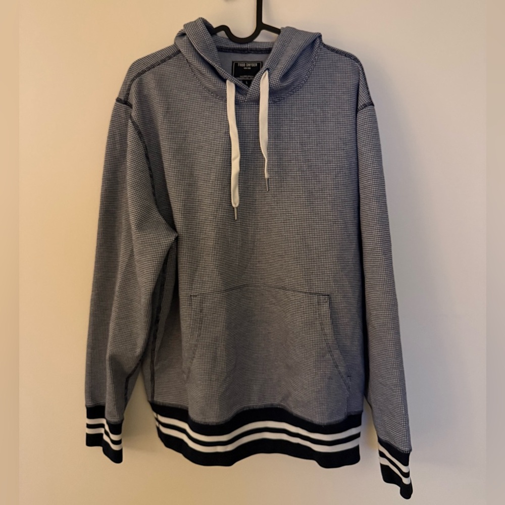 Todd Snyder Blue White Hoodie